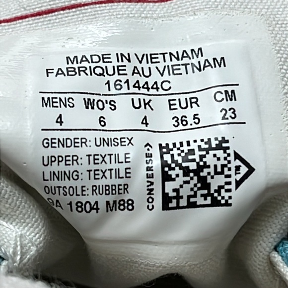 Blue low top Converse chuck Taylor tie sneakers women’s 6 - Picture 10 of 10